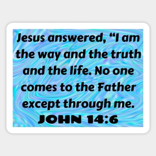 Bible Verse John 14:6 Magnet